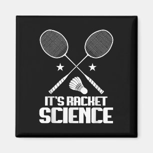 Badminton Racket Science Shuttle Player Badminton Magnet