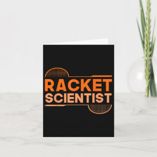 Badminton Racket Scientist Shuttle Card