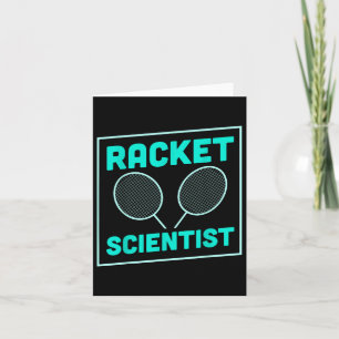 Badminton Racket Scientist Shuttle Card
