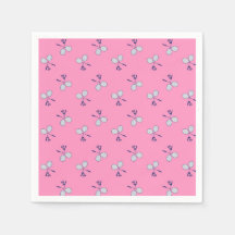 Badminton Racquet Pattern Pink