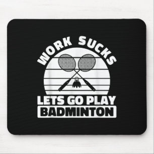 Badminton Racquet Player Racket - Team Court Shutt Mouse Mat
