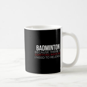 Badminton Racquet Sports Feather Ball Shuttle Coffee Mug