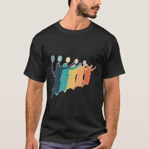 Badminton Retro Racket T-Shirt