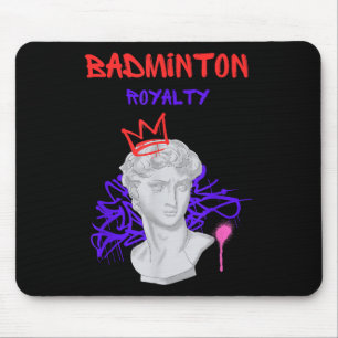 Badminton Royalty Greek Statue Champion Athlete Pl Mouse Mat