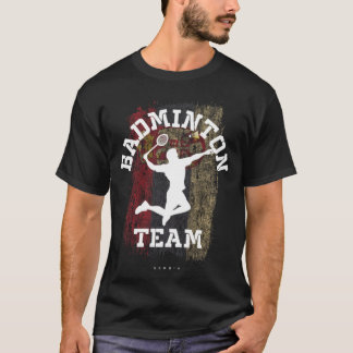 Badminton Serbia Net Games Player Badminton T-Shirt