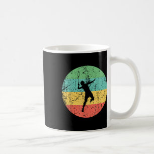 Badminton Shirt - Vintage Retro Badminton Player Coffee Mug
