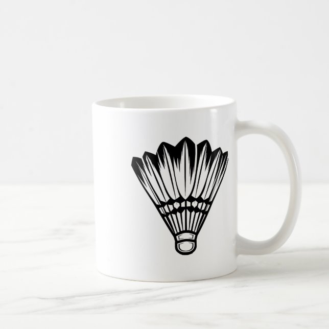 Badminton Shuttle 4  Coffee Mug (Right)