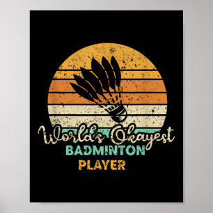 Badminton Shuttle Ball Sports Tennis Serve  Poster