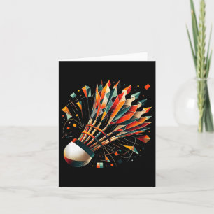 Badminton Shuttle Card