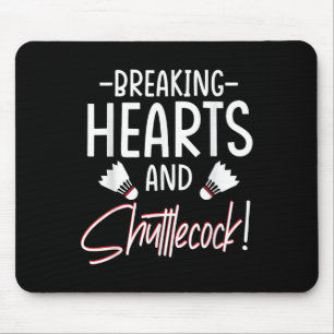 Badminton Shuttle Enthusiast Sports Racket Coach T Mouse Mat
