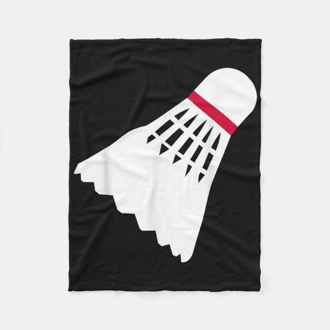 Badminton Shuttle  Fleece Blanket (Front)