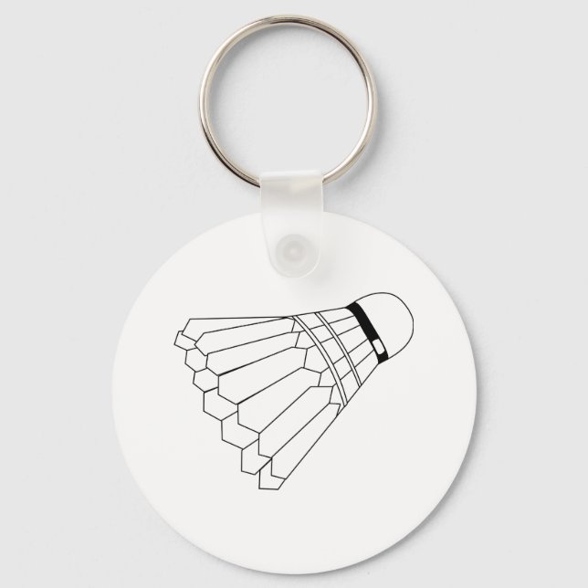 Badminton Shuttle Key Ring (Front)