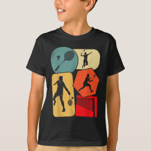 Badminton Shuttle Kids Boys Youth Men T-Shirt