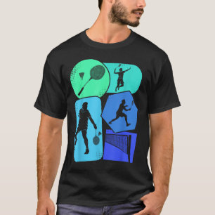 Badminton Shuttle Kids Boys Youth Men T-Shirt