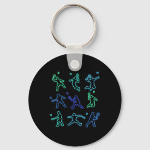 Badminton Shuttle Kids Youth Boys Key Ring