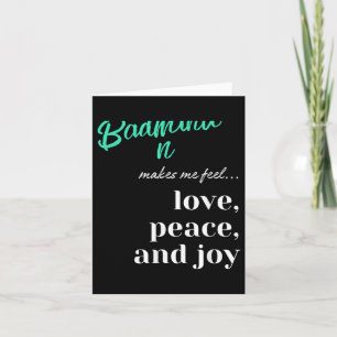 Badminton Shuttle Love Peace Joy Racket Sport  Card