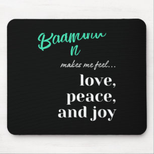 Badminton Shuttle Love Peace Joy Racket Sport  Mouse Mat