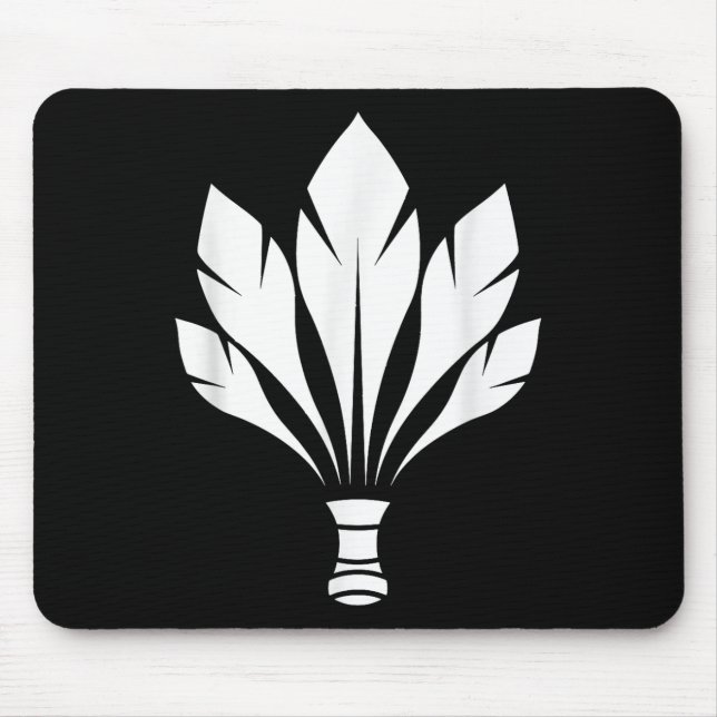 Badminton Shuttle  Mouse Mat (Front)