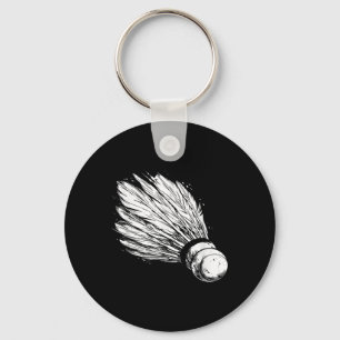 Badminton Shuttle Player Key Ring