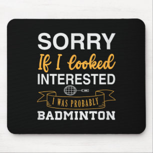 Badminton Shuttle Racket Badminton Player 0 Mouse Mat