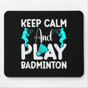 Badminton Shuttle Racket Badminton Player 3 Mouse Mat