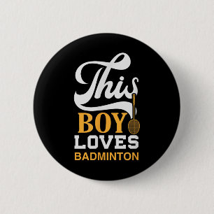 Badminton Shuttle Racket Badminton Player _7  6 Cm Round Badge