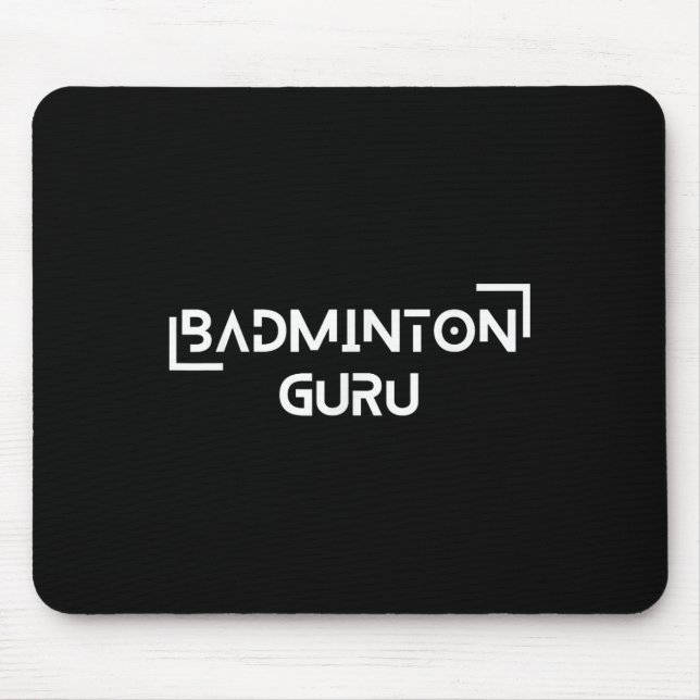 Badminton Shuttle Racket Sports Champion Strategy  Mouse Mat (Front)