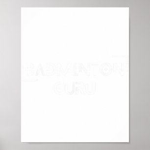 Badminton Shuttle Racket Sports Champion Strategy Poster