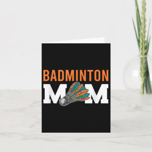 Badminton Shuttle Sayings  Card
