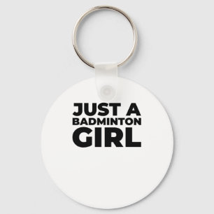 Badminton Shuttle Team Racket - Just A Badminton G Key Ring