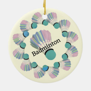 Badminton Shuttlecock Design Ornament