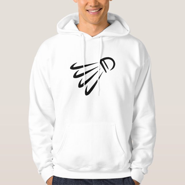Badminton shuttlecock hoodie (Front)