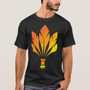 Badminton Shuttlecock Player Featherball T-Shirt
