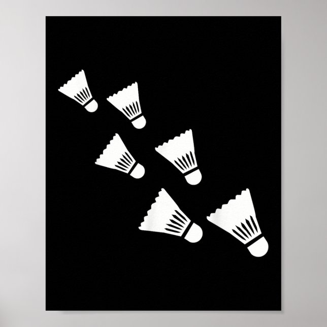 Badminton Shuttles  Poster (Front)