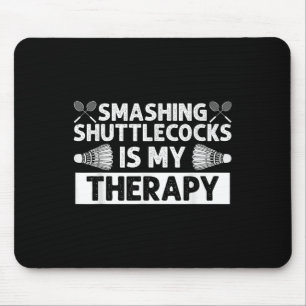 Badminton Smashing Shuttles Racquet Sport Mouse Mat