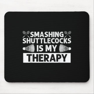 Badminton Smashing Shuttles Racquet Sport  Mouse Mat