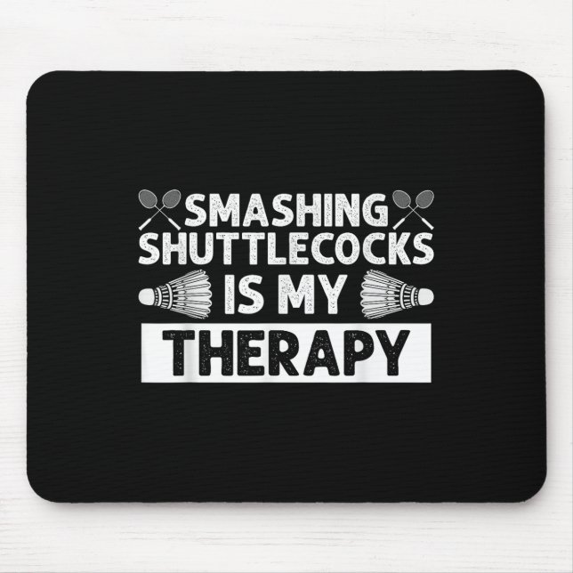 Badminton Smashing Shuttles Racquet Sport  Mouse Mat (Front)