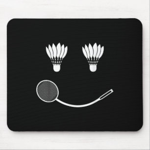 Badminton Smile Love Team Player Coach Mouse Mat