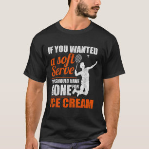 Badminton Soft Serve Shuttle Badminton T-Shirt