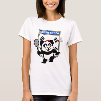 Badminton South Korea Panda T-Shirt