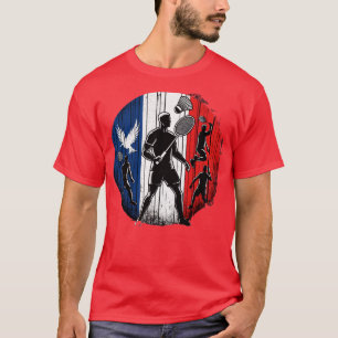 Badminton sport Vintage volution Badminton T-Shirt