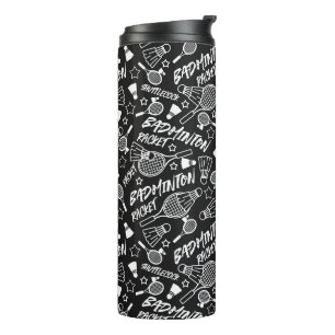 Badminton Sports Art Tumbler 