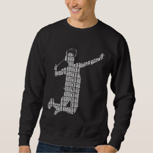 Badminton Sports Hobby Player Shuttlecock Sweatshirt