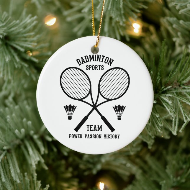 Badminton Sports Team Ceramic Tree Decoration (Tree)