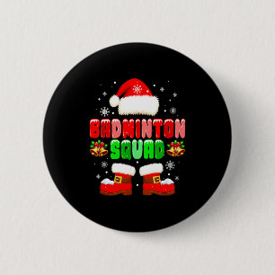 Badminton Squad Costume Christmas Player Team Funn 6 Cm Round Badge