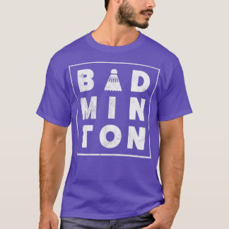 Badminton Square T T-Shirt