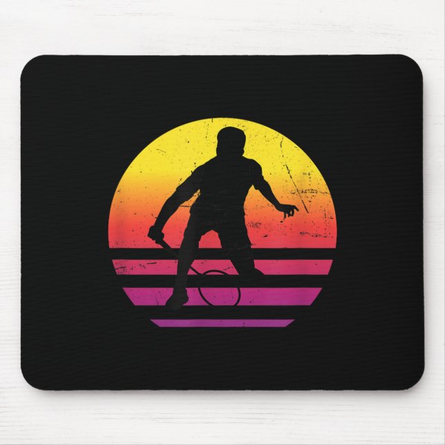Badminton Squash Mens Shuttle Women  Mouse Mat (Front)