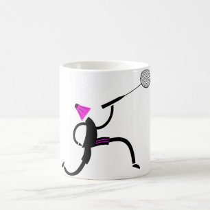 badminton star coffee mug