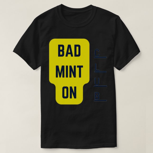 badminton T 57 T-Shirt (Design Front)