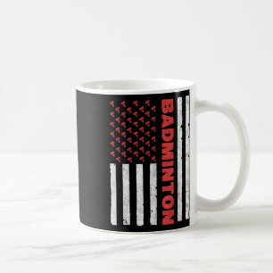 Badminton Team American Flag Usa Badminton For Wom Coffee Mug
